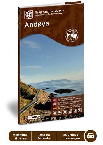 Nasjonale turistveger - Andøya 1:50 000