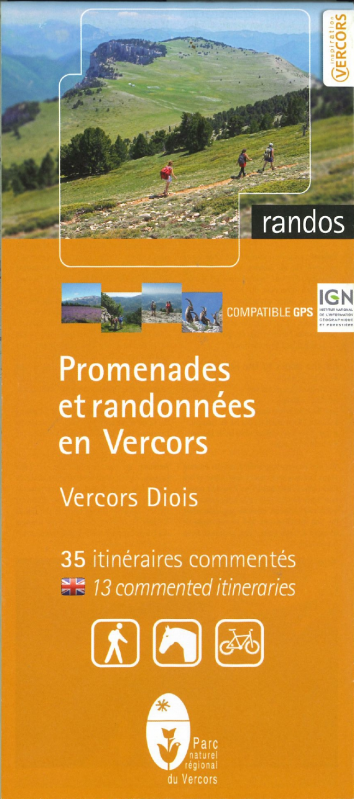 Carto-guide Promenades et Randonnées en Vercors Diois