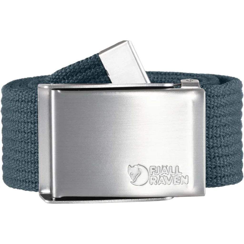Ceinture avec boucle en métal Fjällräven Canvas Belt - Bleu ardoise/Dusk