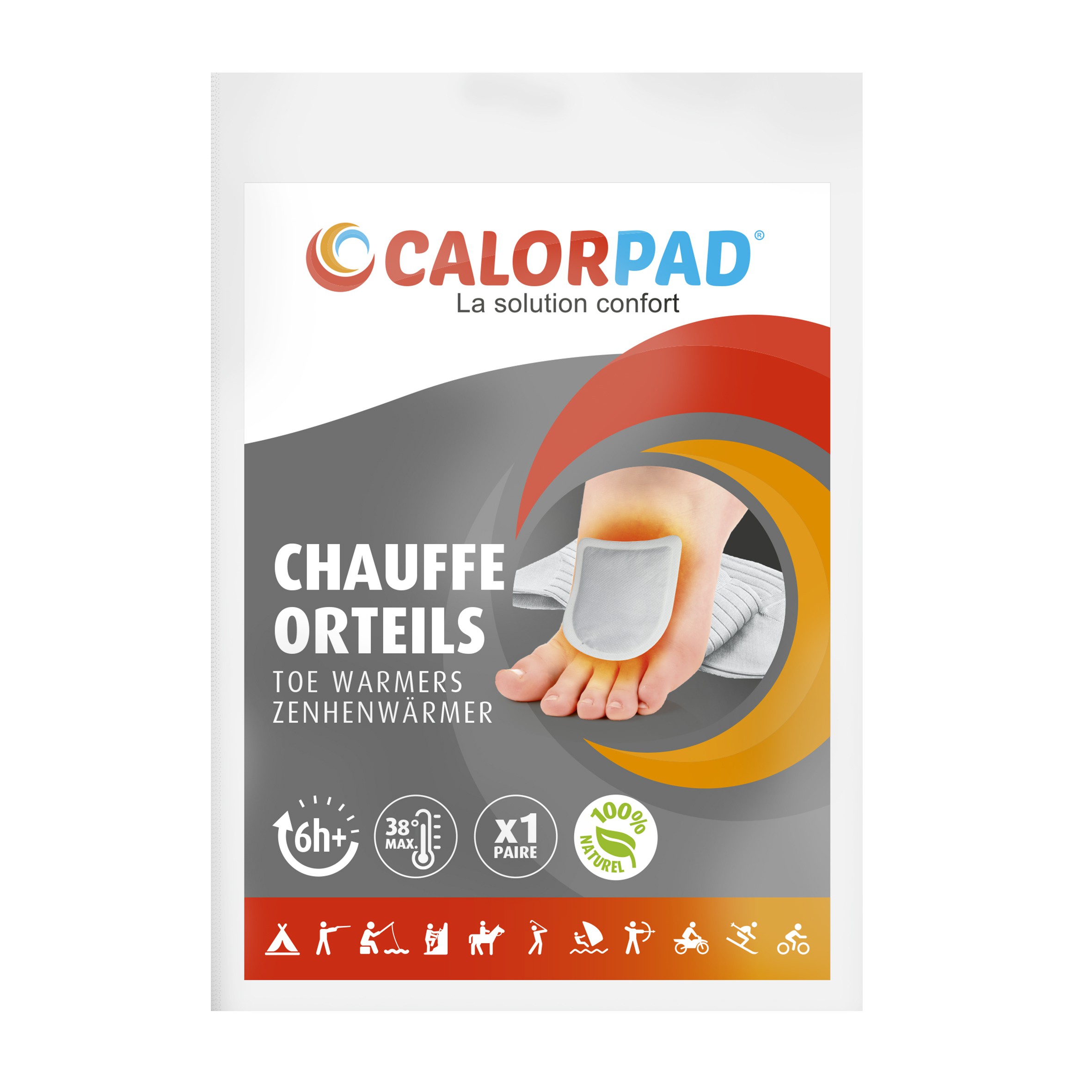 Chauffe-pieds pour garder les pieds au chaud / Chauffe-Orteils