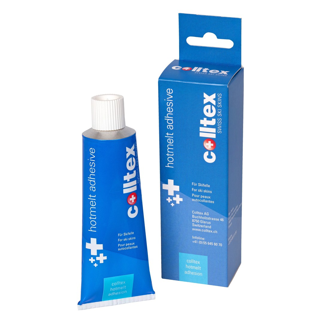 Colle pour peaux autocollantes – Tube d'adhésif 75 ml.