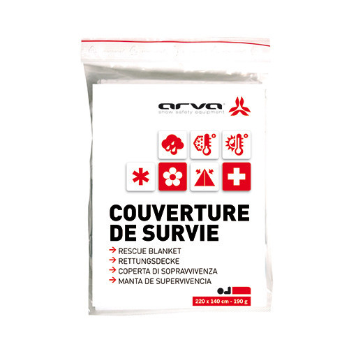 Couverture de Survie Jetable Arva - 60 gr