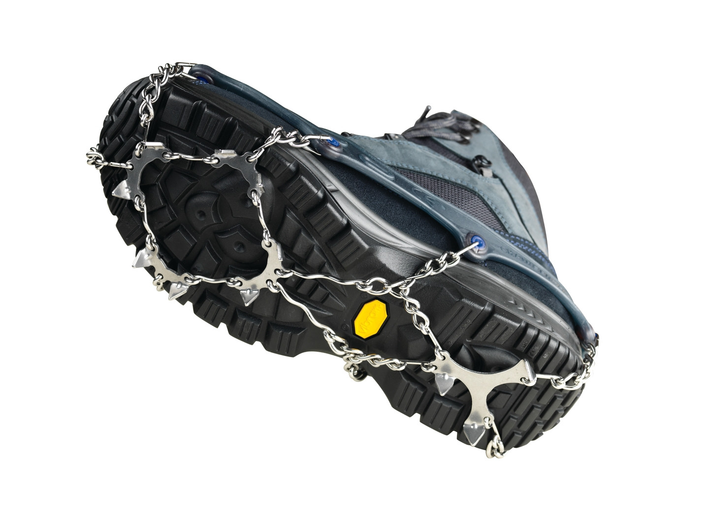 Chaîne anti-verglas pour chaussures pour marcher dans la neige et sur la  glace. Crampons anti-dérapants Snowline Chainsen Pro