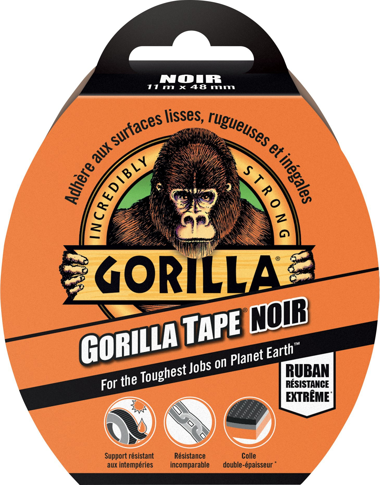 Gorilla Tape Black 11m x 48 mm