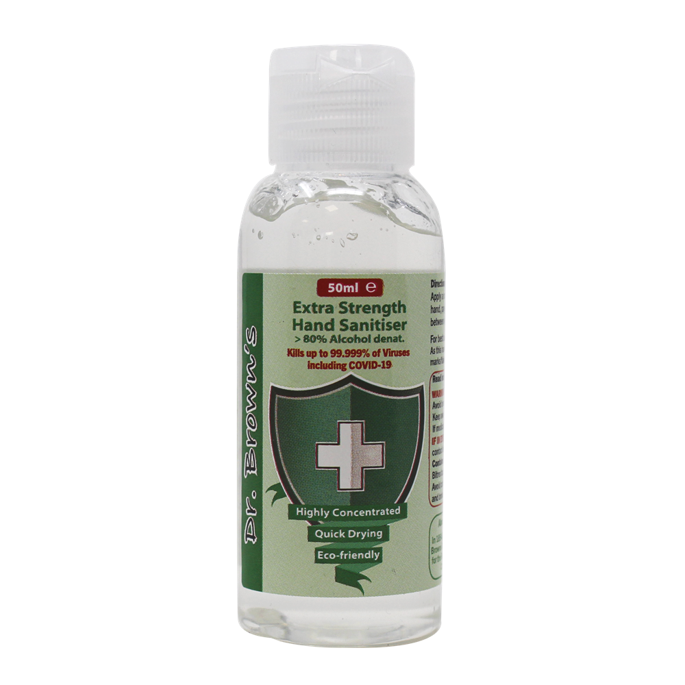Gel hydroalcoolique Dr. Brown's 50 ml