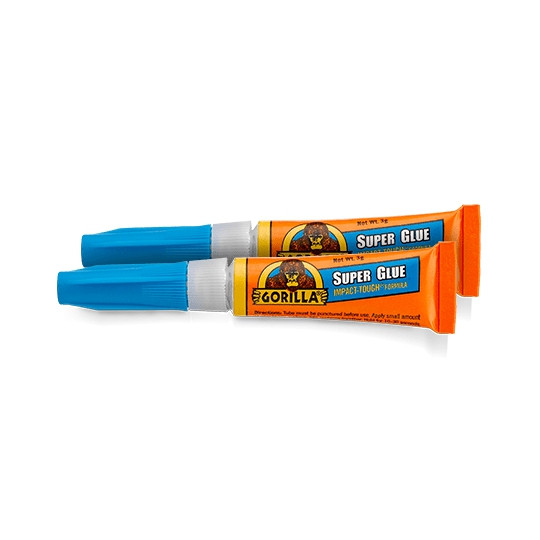 Colle ultra forte instantanée Gorilla Super Glue 2x3g