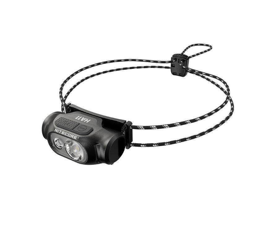 Lampe frontale légère, compacte Nitecore HA11, clip multi-support