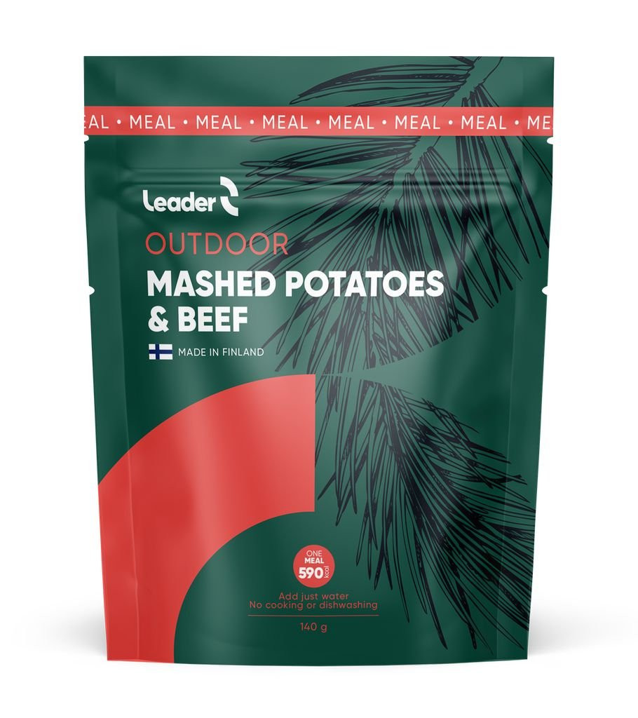 Plat lyophilisé sans gluten Purée de Pommes de Terre et Boeuf - Leader Outdoor