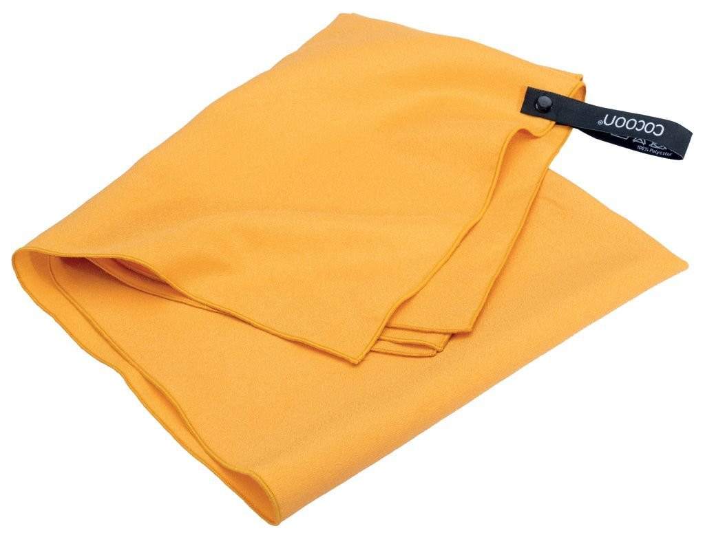 Serviette de voyage compacte et légère Cocoon Microfiber Towel Hyperlight - Jaune/Sunrise