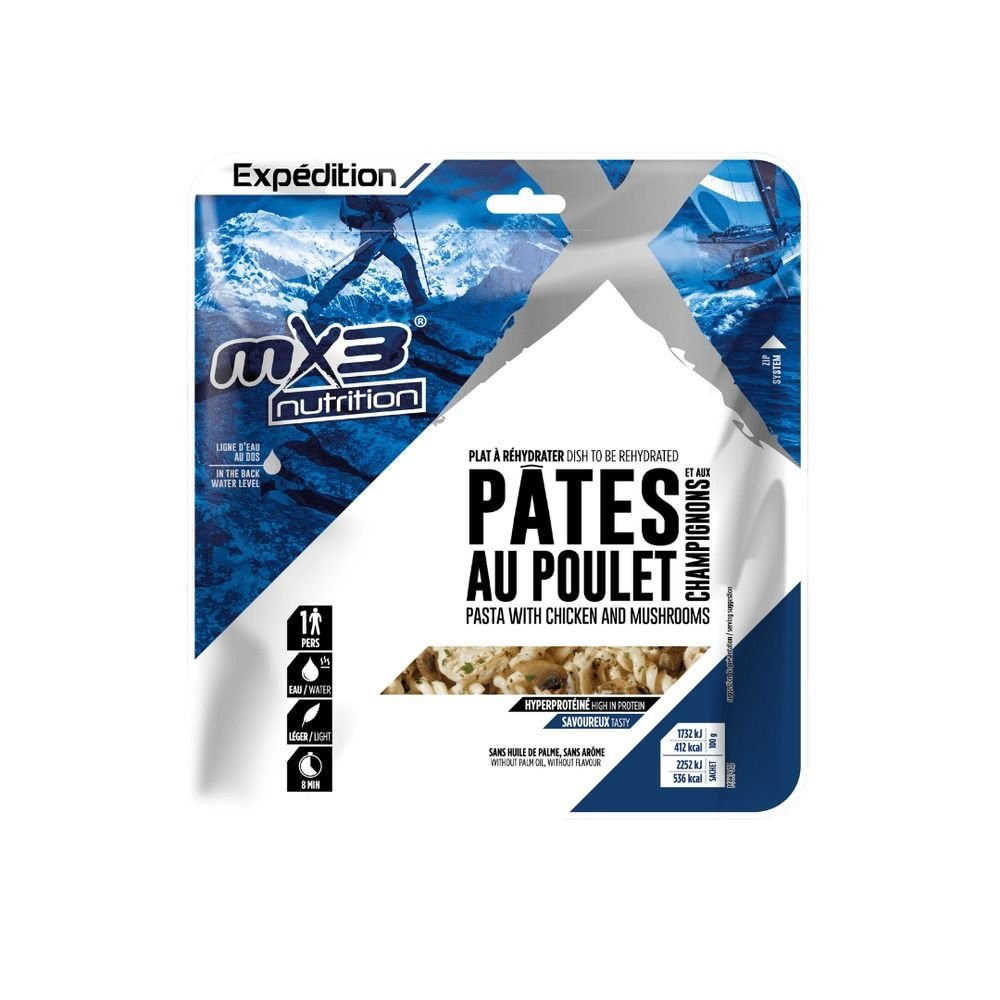 Pâtes au poulet et aux champignons - MX3 