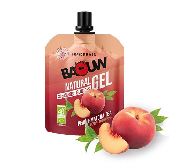 Baouw Natural Gel Pêche-Thé Matcha