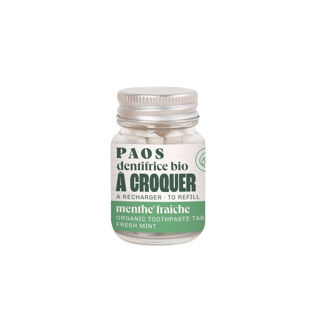 Paos flacon dentifrice à croquer Bio