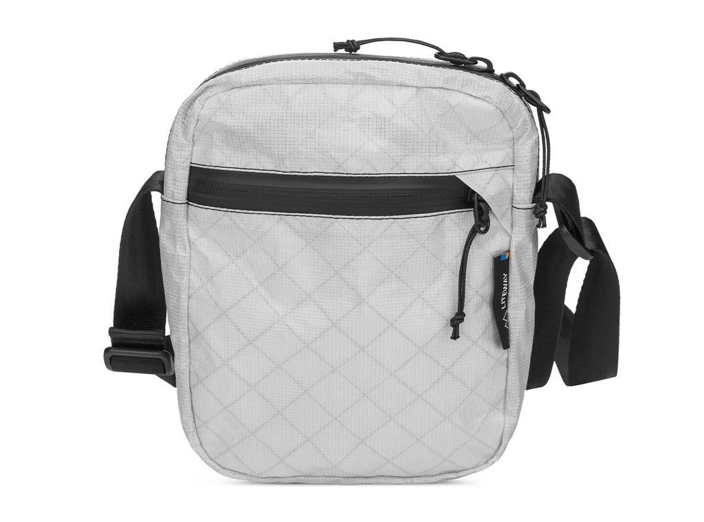 Pochette légère et très résistante Liteway Messenger Max Bag Ultra-Blanche/White