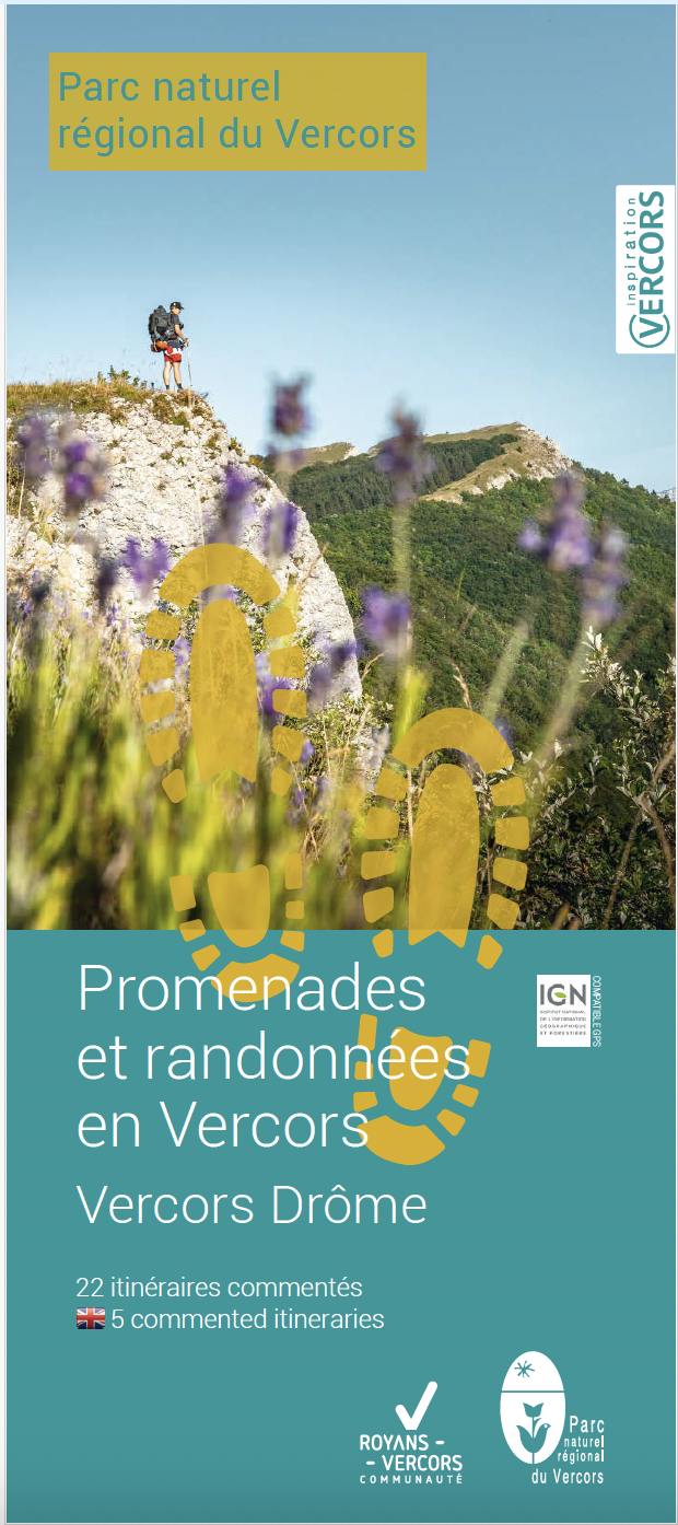 Carto-guide Promenades et Randonnées en Vercors Drôme
