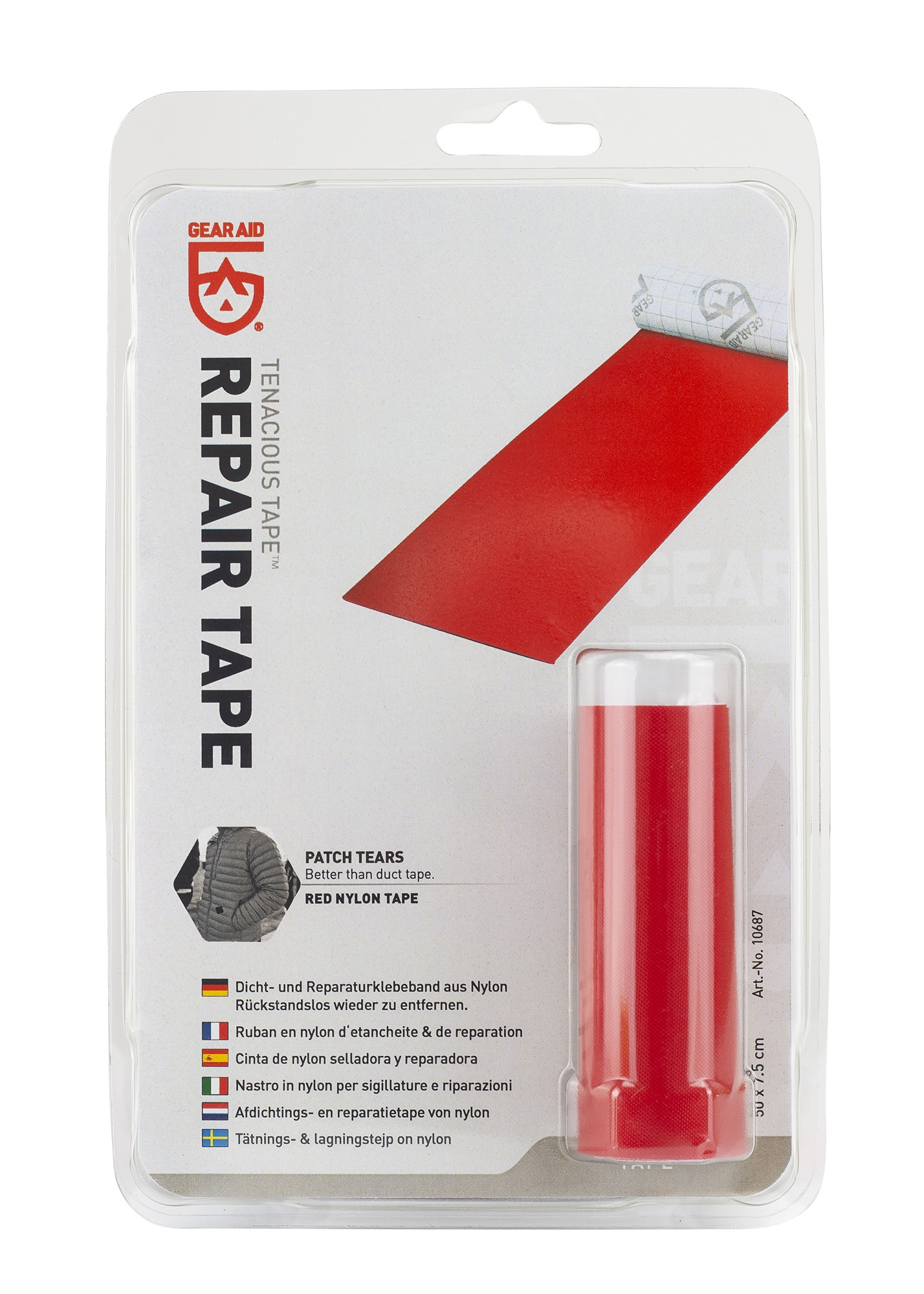 GearAid Tenacious  Repair Tape - Rouge