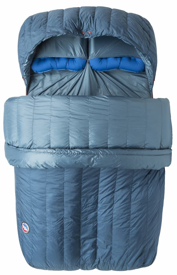 Sac de couchage double Big Agnes King Solomon 35° (-7°C) - Duvet 650 cuin  pour 2 personnes