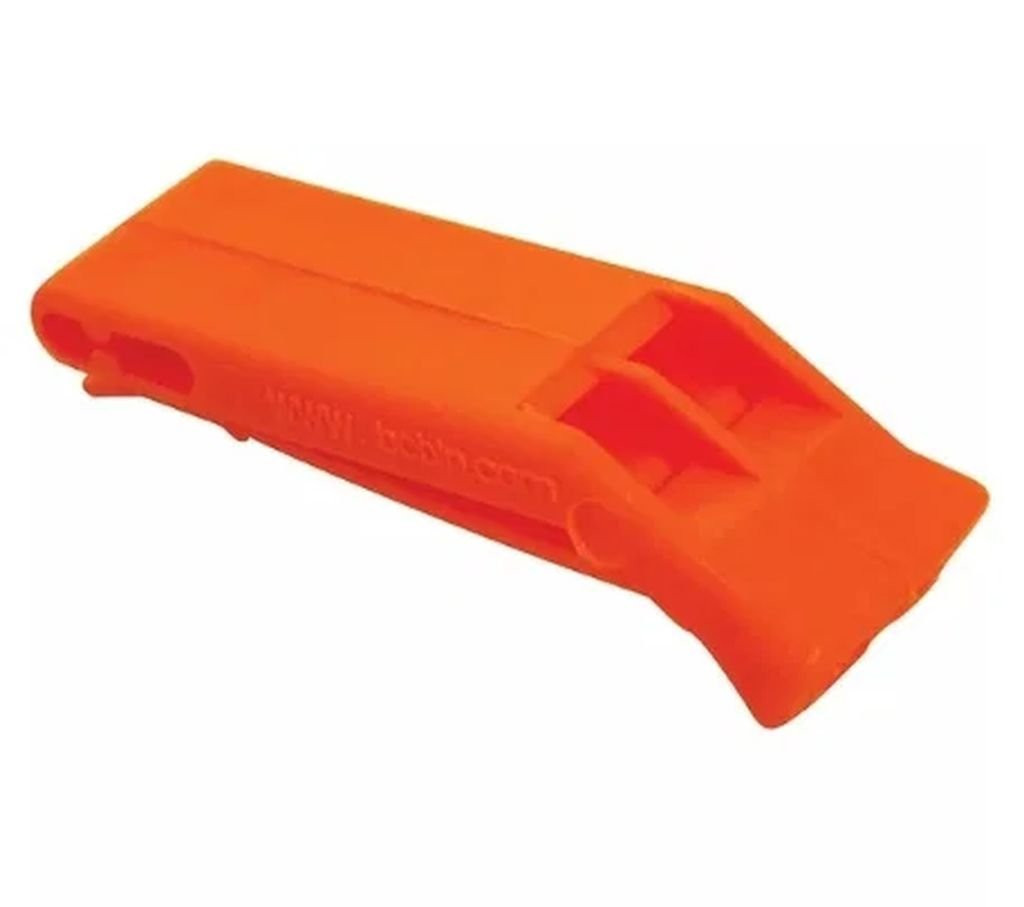 Sifflet d'urgence orange BCB Distress Whistle Elbow