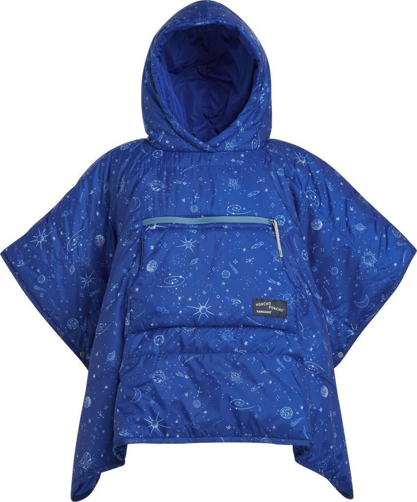 Poncho et couverture de camping Thermarest Honcho Poncho Kids-Bleu