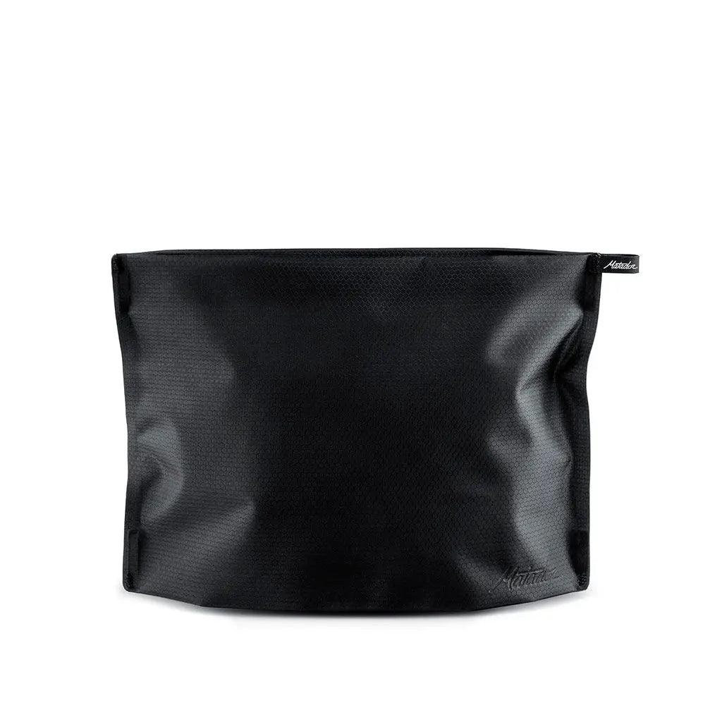 Trousse de toilette ultralégère imperméable Matador FlatPak Zipper Toiletry Case - Charbon /Charcoal