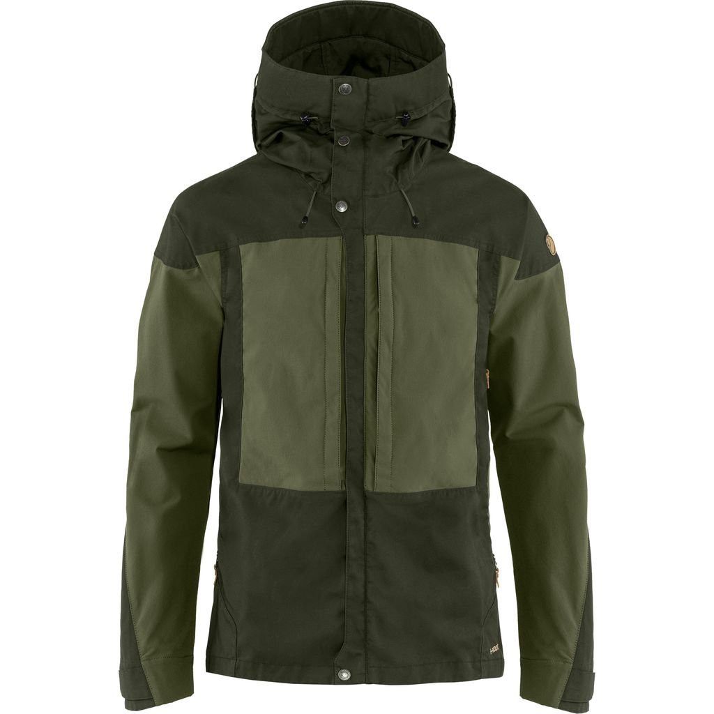 Veste technique déperlante G-1000 Fjällräven Keb Jacket Man - Forest Green/Laurel Green-Deep Forest