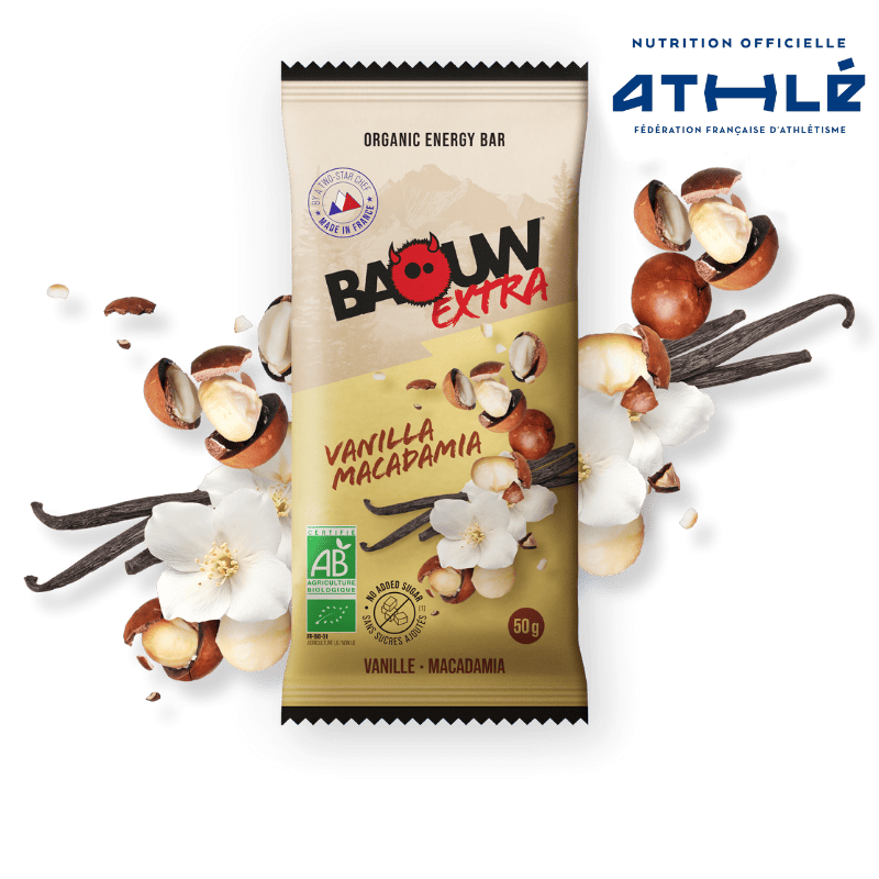 Baouw Barre Bio Extra Vanille - Macadamia