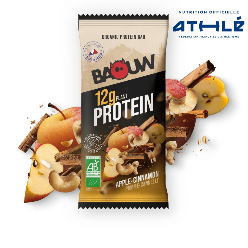 Barre protéinée Pomme-Cannelle Baouw