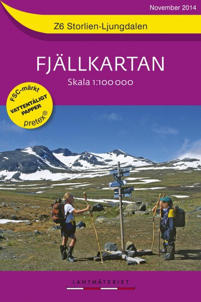Z6 Storlien-Ljungdalen Fjällkarta