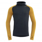 Sous-vêtement doux et chaud Devold Expedition Merino Silk Hoodie Man-Ink/arrowood