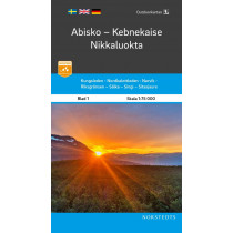 Abisko-Kebnekaise-Nikkaluokta 1:75 000