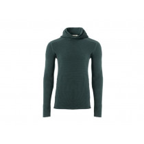 Sweat capuche chaud en laine mérinos Aclima StreamWool Hoodie Man-Vert Pin