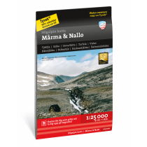 Cartes de randonnée Friluftsatlas Kungsleden 1:50.000 - Calazo
