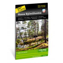 Carte randonnée Calazo Hossa Kylmäluoma - Finlande