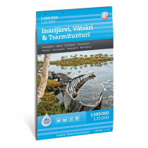 Carte Kilpisjärvi, Saana & Halti 1:50 000/1:25 000