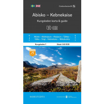 Carte & Guide Kungsleden n°1 : Abisko – Kebnekaise