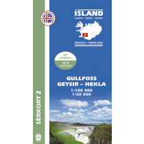 Gullfoss, Geysir, Hekla 1:100 000 – Sérkort 2