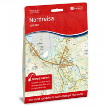 Nordreisa Norge-serien Turkart