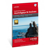 Carte du parc national du Sarek en Suède - Echelle 1:50 000
