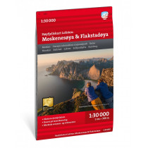 Carte du parc national du Sarek en Suède - Echelle 1:50 000