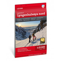 Carte du parc national du Sarek en Suède - Echelle 1:50 000