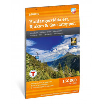 Carte du parc national du Sarek en Suède - Echelle 1:50 000