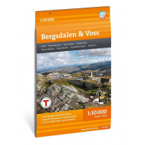 Carte du parc national du Sarek en Suède - Echelle 1:50 000
