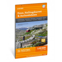 Carte du parc national du Sarek en Suède - Echelle 1:50 000