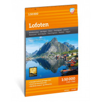 Carte du parc national du Sarek en Suède - Echelle 1:50 000