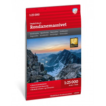 Carte du parc national du Sarek en Suède - Echelle 1:50 000