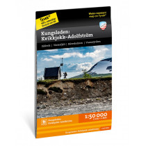 Cartes de randonnée Friluftsatlas Kungsleden 1:50.000 - Calazo