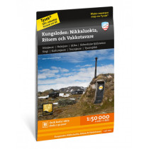 Cartes de randonnée Friluftsatlas Kungsleden 1:50.000 - Calazo