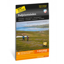 Carte du parc national du Sarek en Suède - Echelle 1:50 000