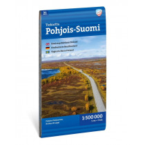 Carte routière Nord de la Finlande : Tiekarta Pohjois-Suomi 1:500 000