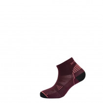 Chaussettes de trail en laine mérinos Devold Running Merino Ankle Sock Woman - Beetroot