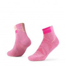 Buff CoolNet Quarter Socks - Rose - Pink